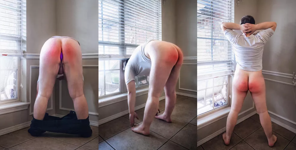 I was spanked and displayed by the window 😢 by TalkBackGetSmacked