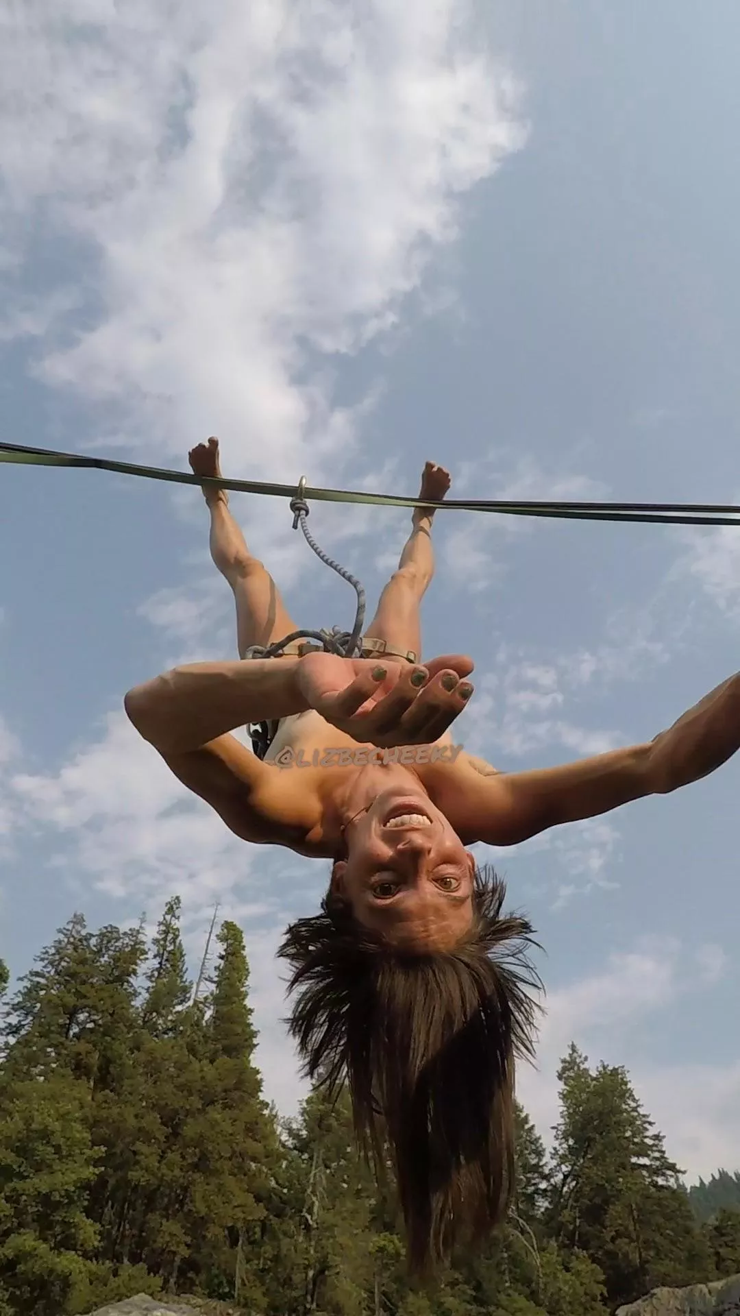 Just hanging around 🙃🥰 posted by LizBeCheeky