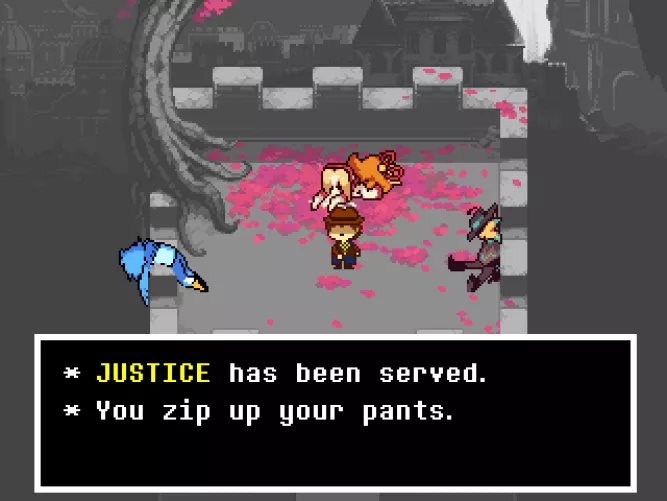 Justice served [anonymous artist] by SoraDXgame