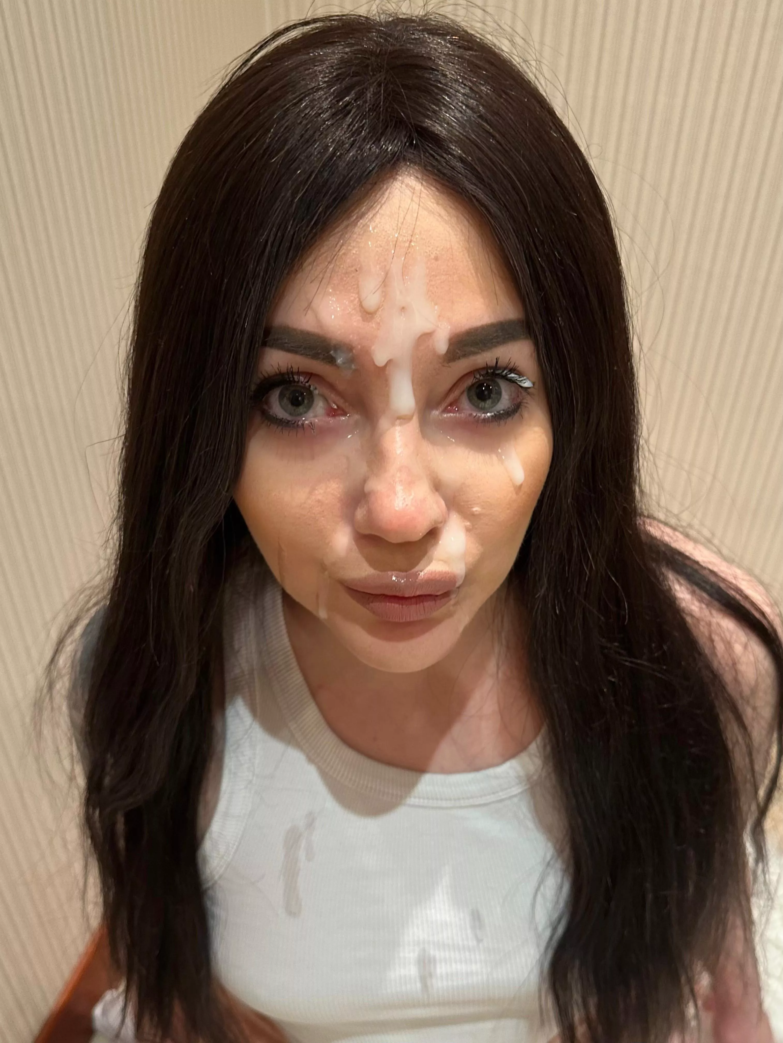 Nice big facial. Cleanup or add? posted by x_piece_of_me