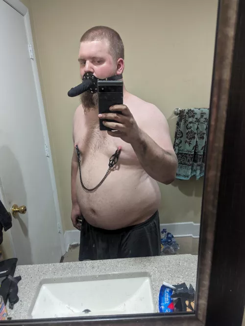 Now I need someone to sit on my face and don't be scared to give these clamps a tug by ride-me1289