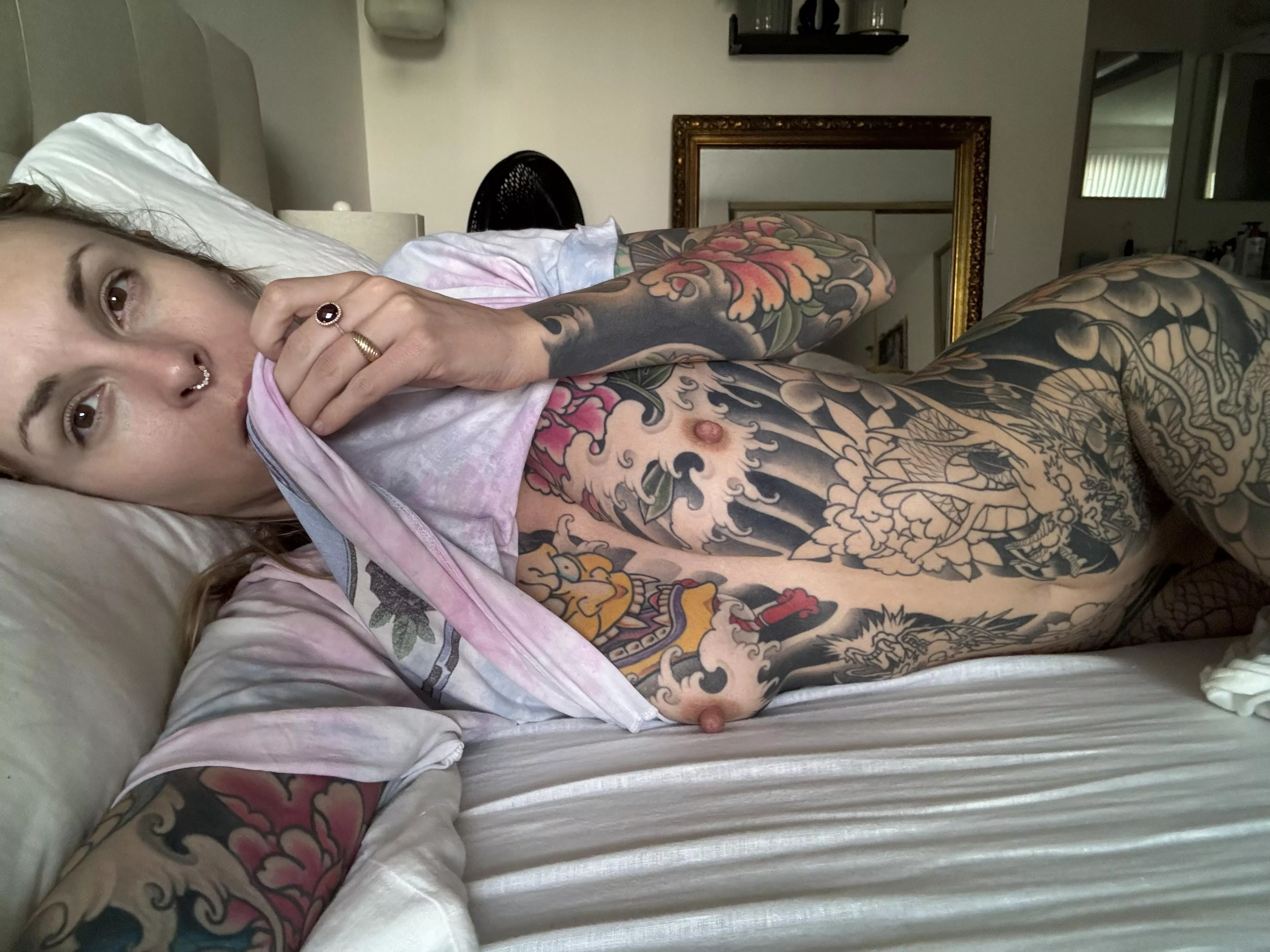 Petite and tatted blonde wants to please  posted by kuzagirl