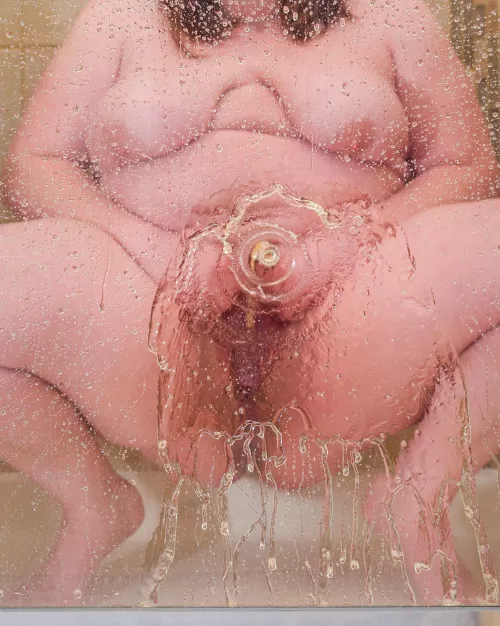 Pissing on the shower door oc by Stillawake1313