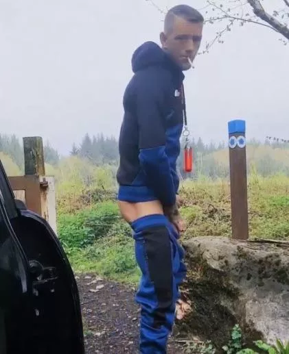 Smoking Scally in the countryside  posted by PeteGuy23