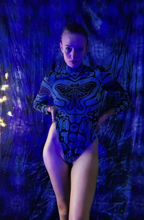 Space-themed bodysuit anyone? ;) by timeforjasper