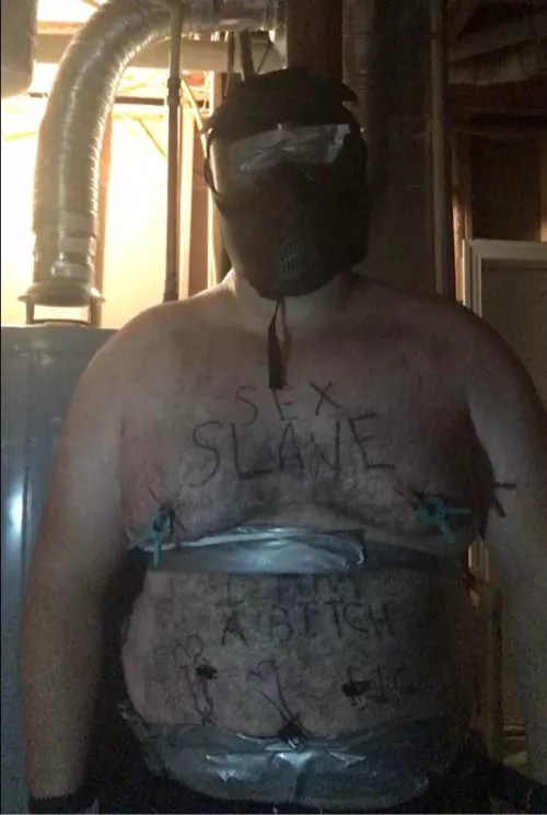 Tape bondage in the basement. by bdsmsrg