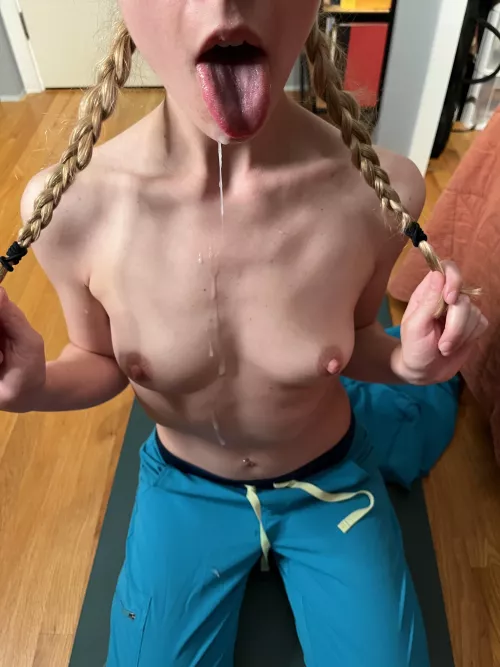 The way his thick cum sticks to me 🤤 by fionaXjames