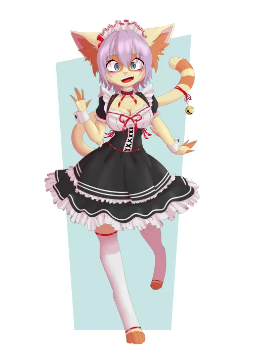 welcome to meow meow coffee XD (art by me, open commissions, DM me so we can create art together, info in the comments ) by Andy_fbr