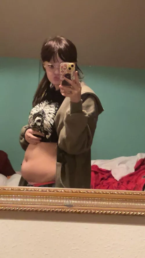 Who’s looking for a little pregnant belly huh? by Penny_Darling2412