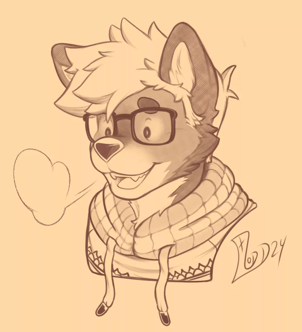 Winter marten (art by me) posted by Lt_Zodd