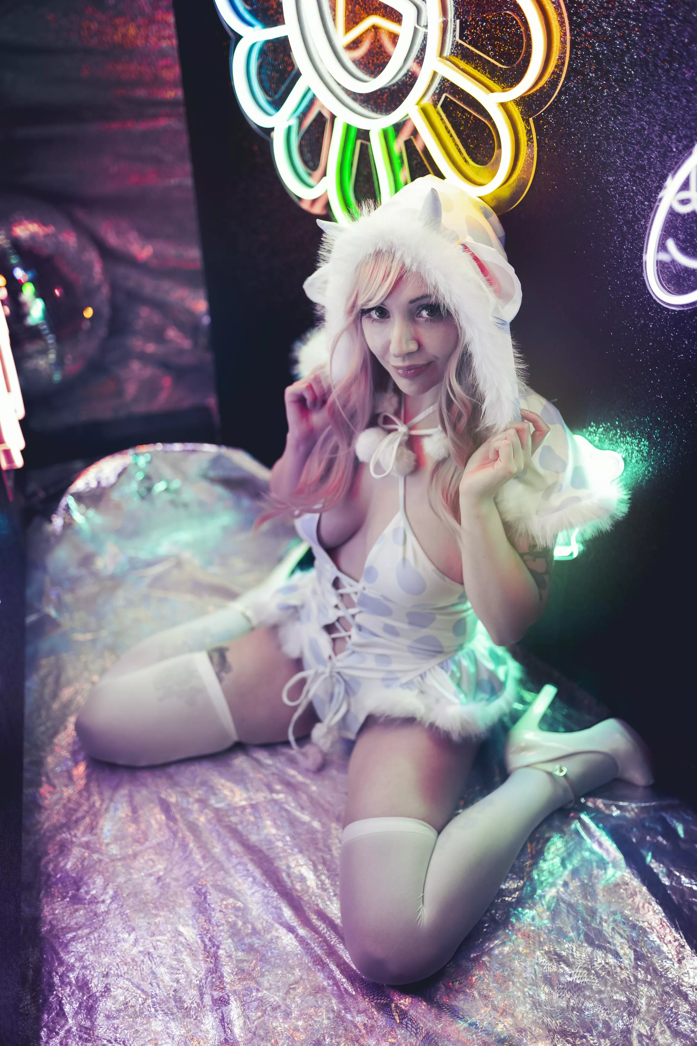 A not so innocent cow girl  posted by owldollycos