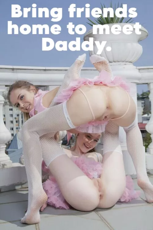 Bring Friends Home from Ballet to Meet Daddy by dustycage