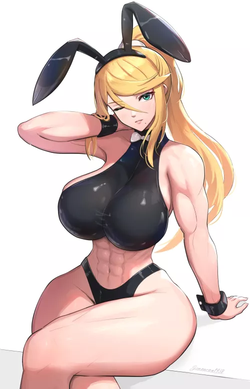 Bunny Samus (Gonzarez) [Metroid] by Throwawheylmao
