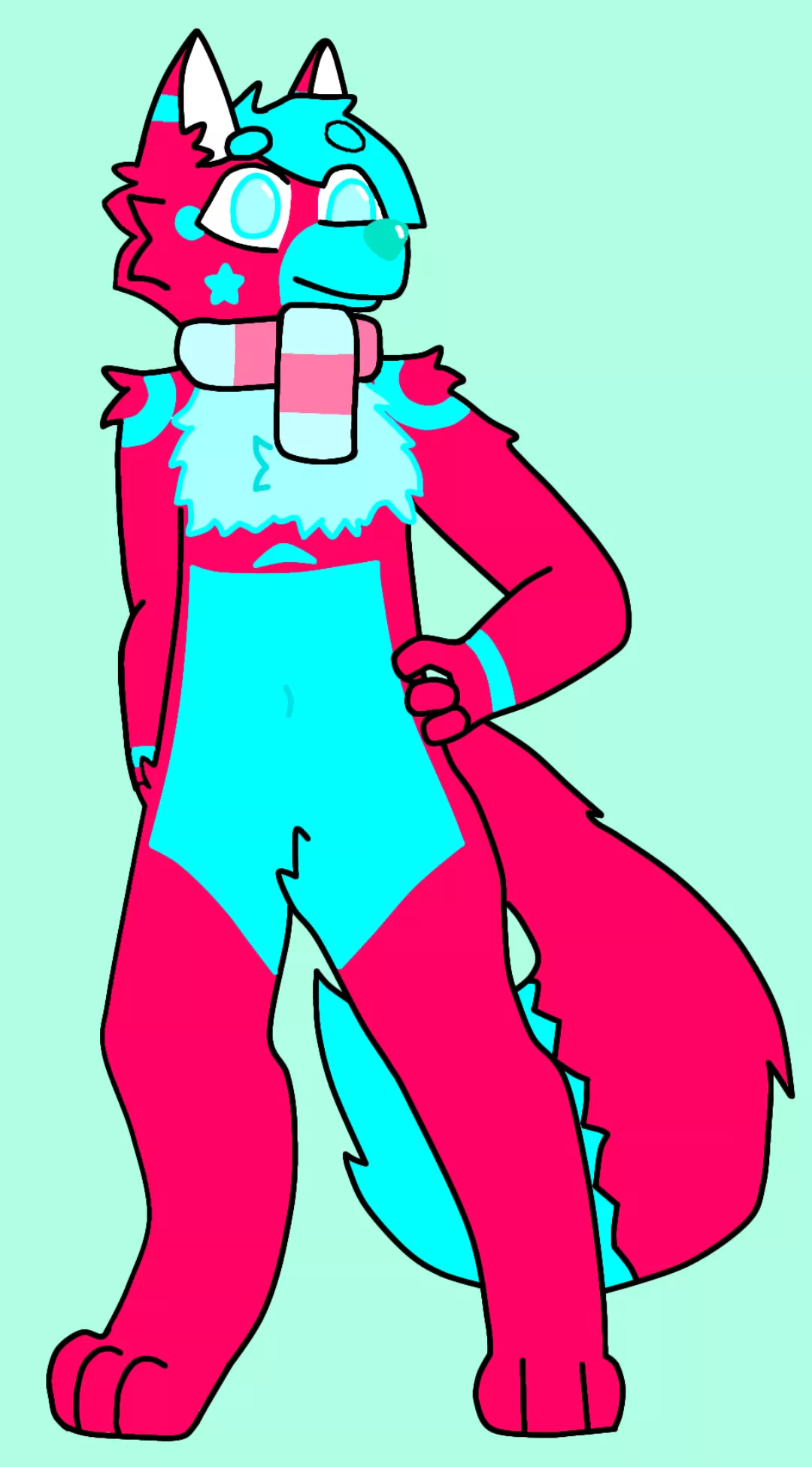 Describe me by my fursona (name is Cozzie btw) posted by Popular-Chemistry992