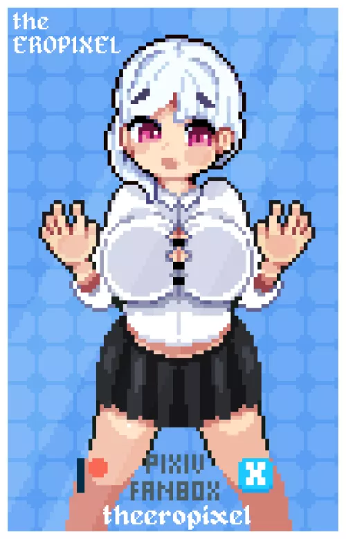 Ero forced against a window. by TheEroPixel