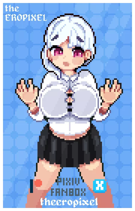 Ero forced against a window. posted by TheEroPixel