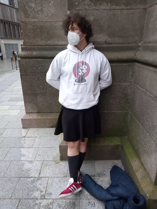 First time crossdressing in public, i was super nervous! by FemboyEve