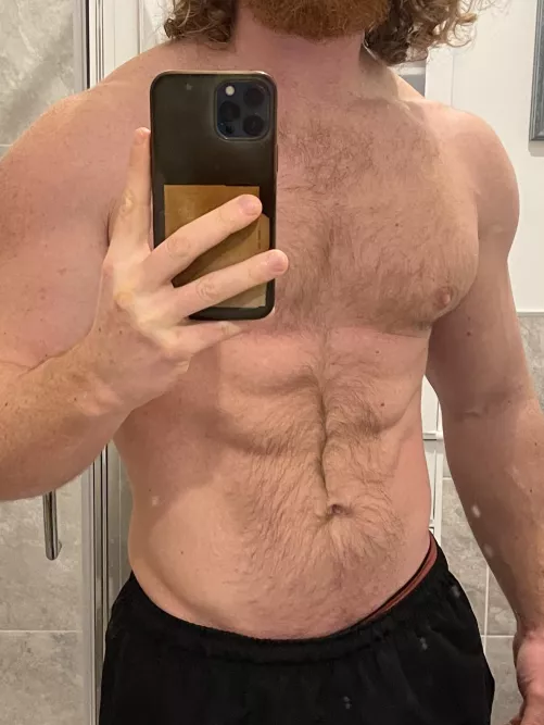 Fuzzy chest hair by Bearded_alpha1