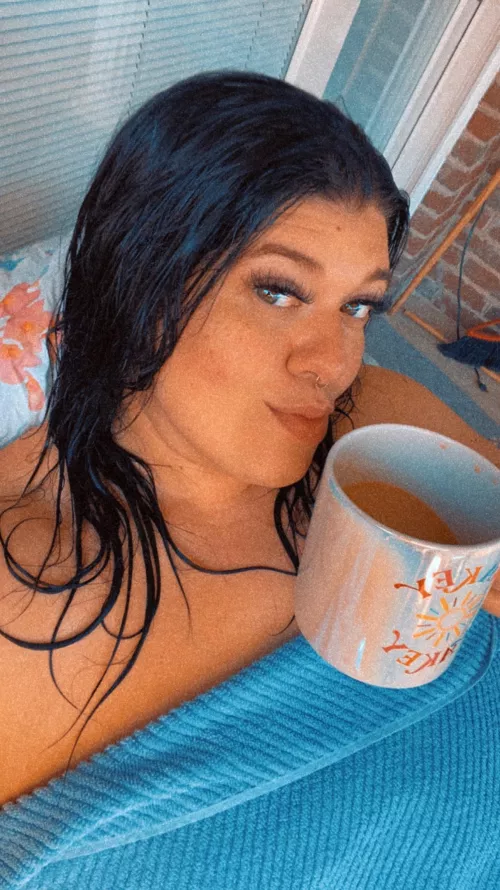 good afternoon from my patio + my coffee. hoping you’re having a lovely hump day thus far 😝 by Brilliant_Etiquette