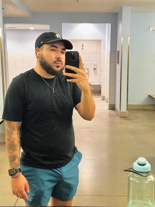 Gym selfie by Think_Way_3683