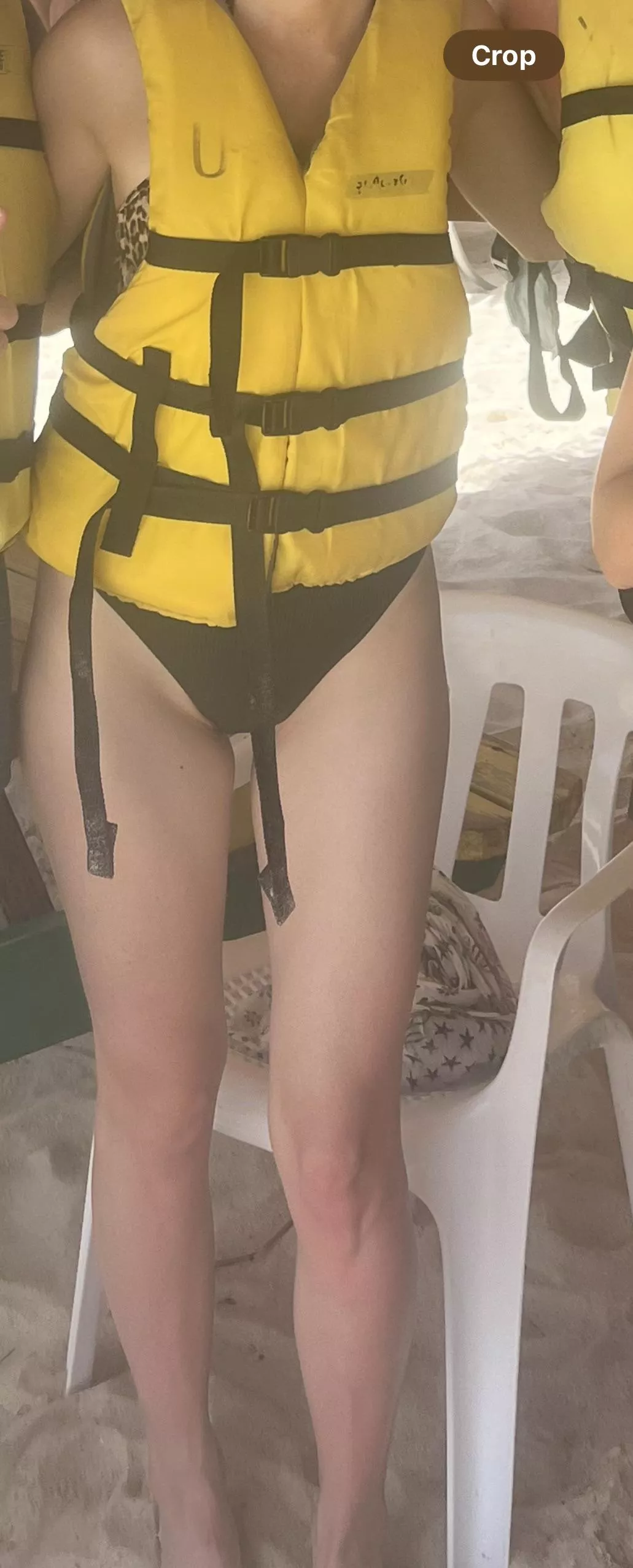 Is this considered a camel toe for my wife on vacation? Thoughts? 😈 posted by ShakenNotStirred018