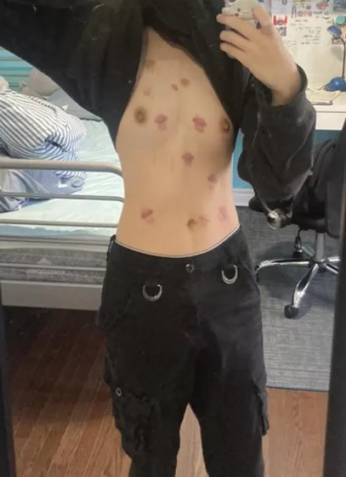 It hurt a lot but as long as it satisfies my master I’m happy ❤️ by Plast1c_sk1n