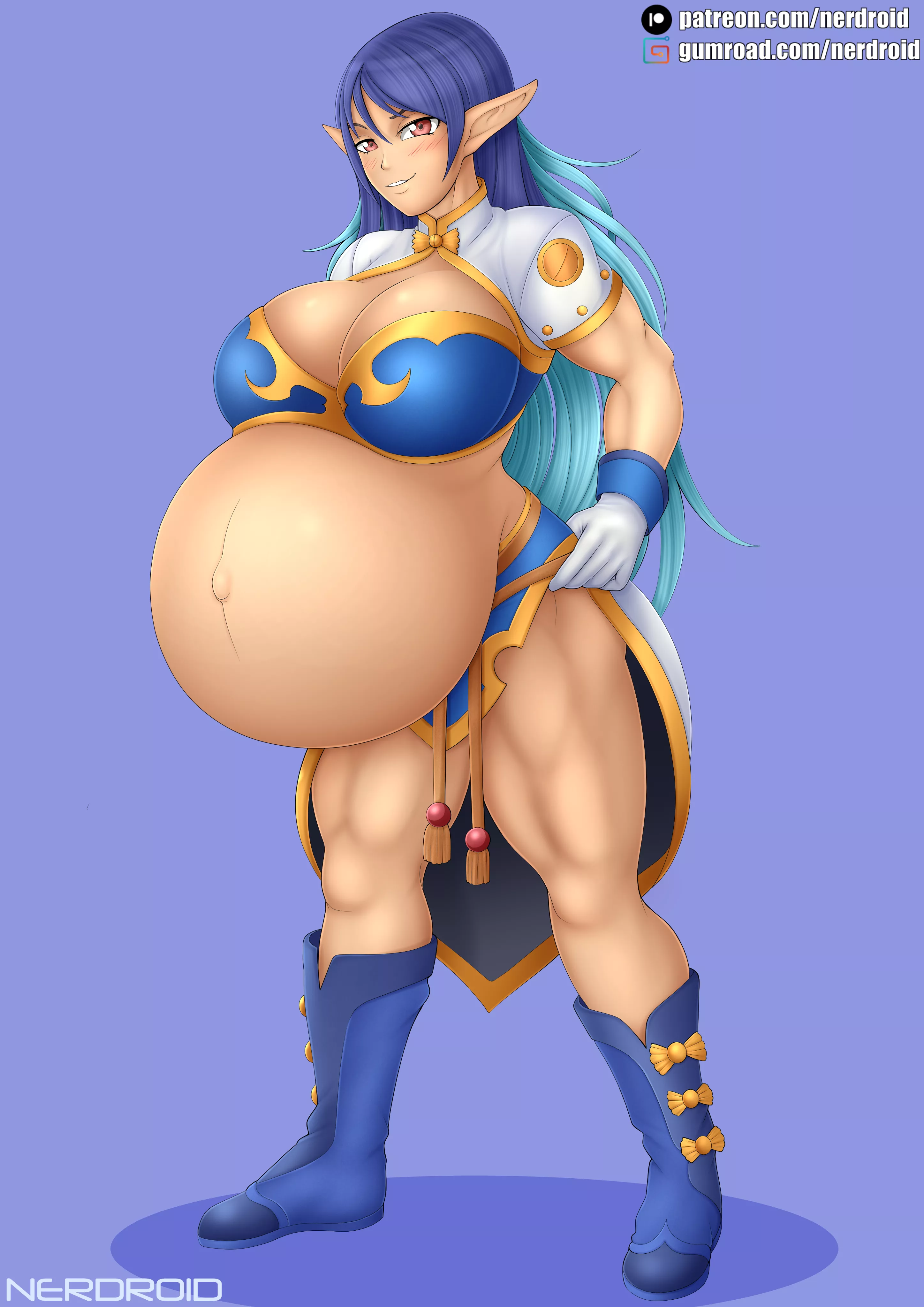 Judith from Tales of Vesperia(Muscular Version) made as commission, NerDroid's Art posted by Ner-Droid