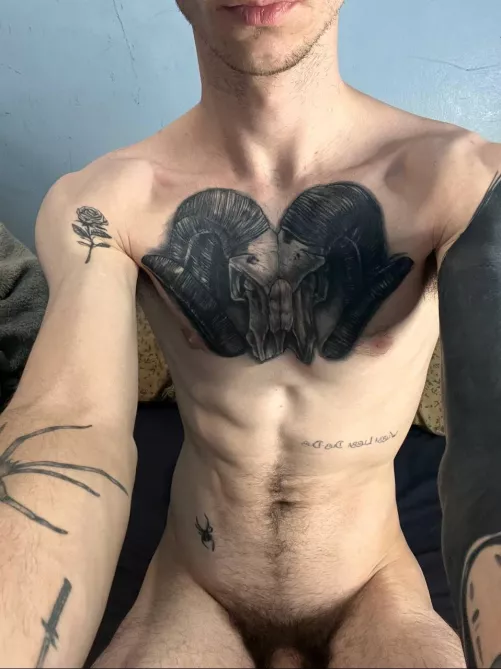 Loving my new chest tattoo 😍  by Acrobatic-Bake2084