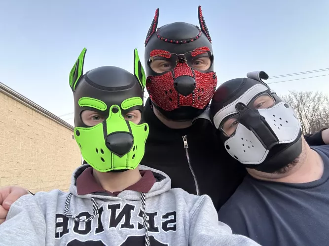 Made some new friends while out and about! 🐾 by Pup-Atlas