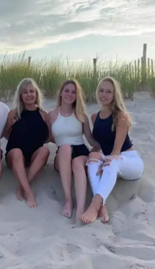 Mother with her Fraternal Twin Daughters  by Yourpervfriend