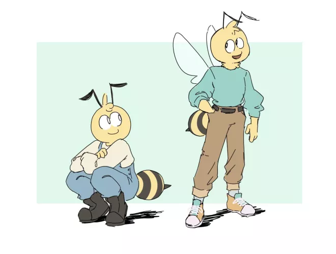 🐝🐝🐝(my art) by bee-barf