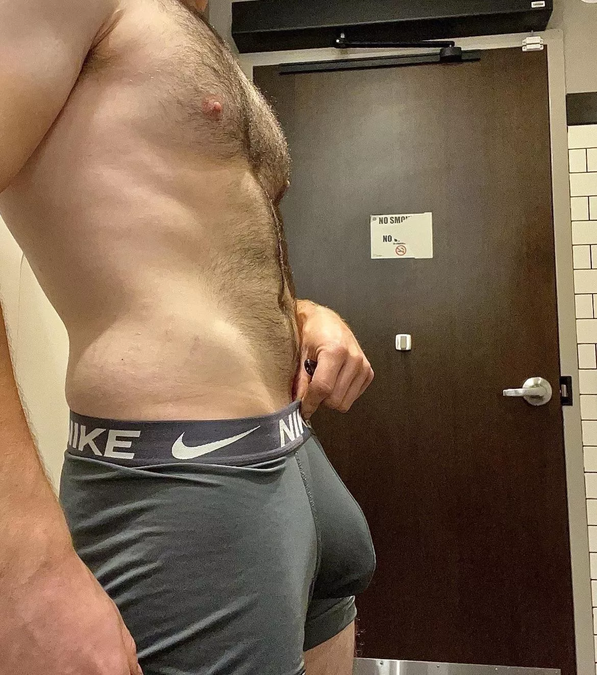 Next time you see a fat dick in the gym change room, ask to suck on it. You never know ;)  posted by OkWolverine069
