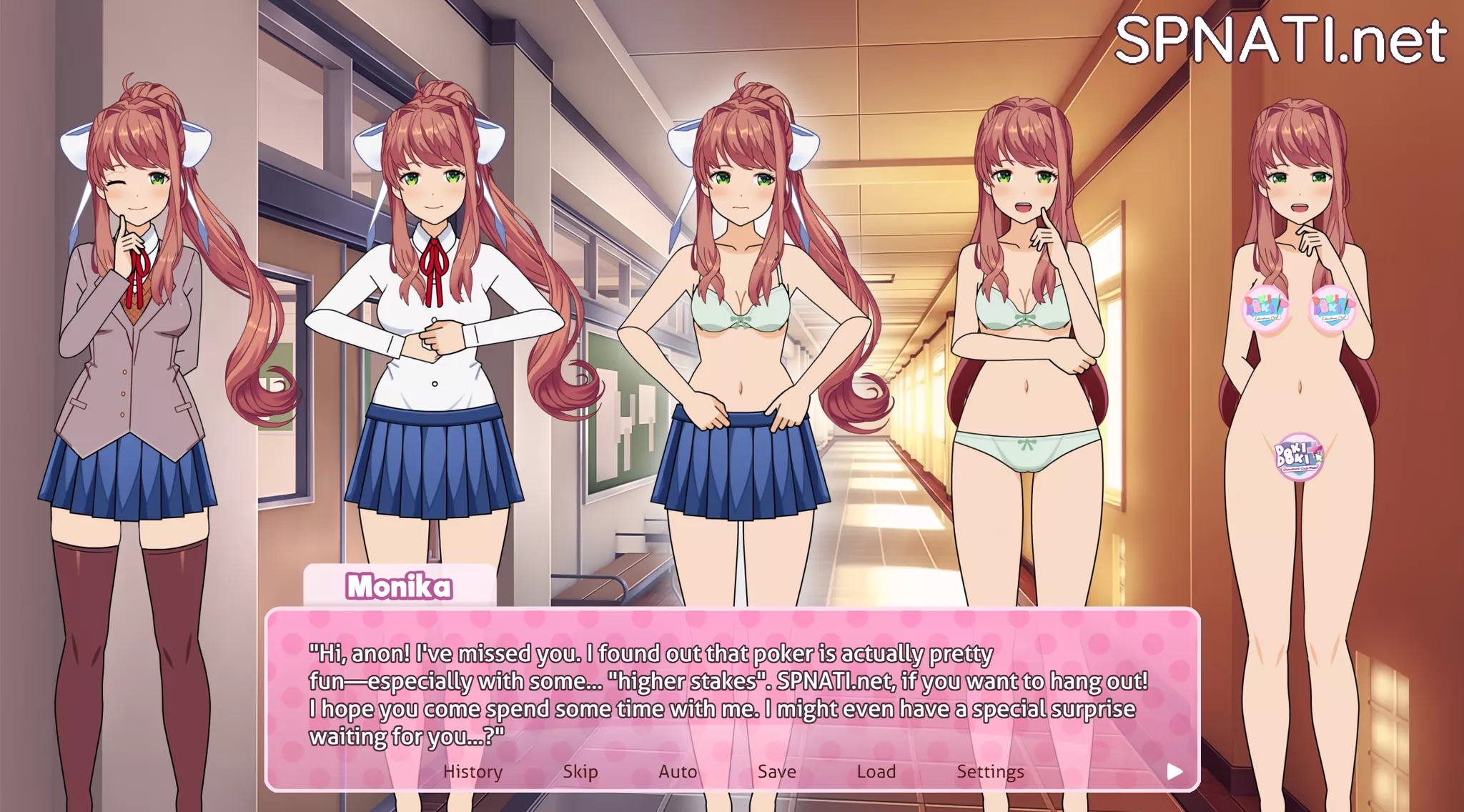 Strip Poker with Monika posted by cavendish89