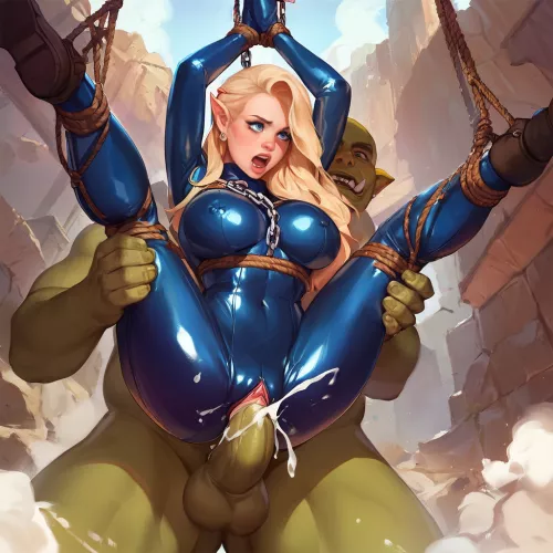 The elf ran, but not fast enough. by htwfsixfap