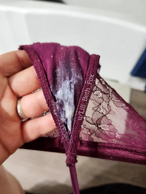 This dirty after just one day - the smaller my panties, the bigger the mess! by Lili_Beth_Fox