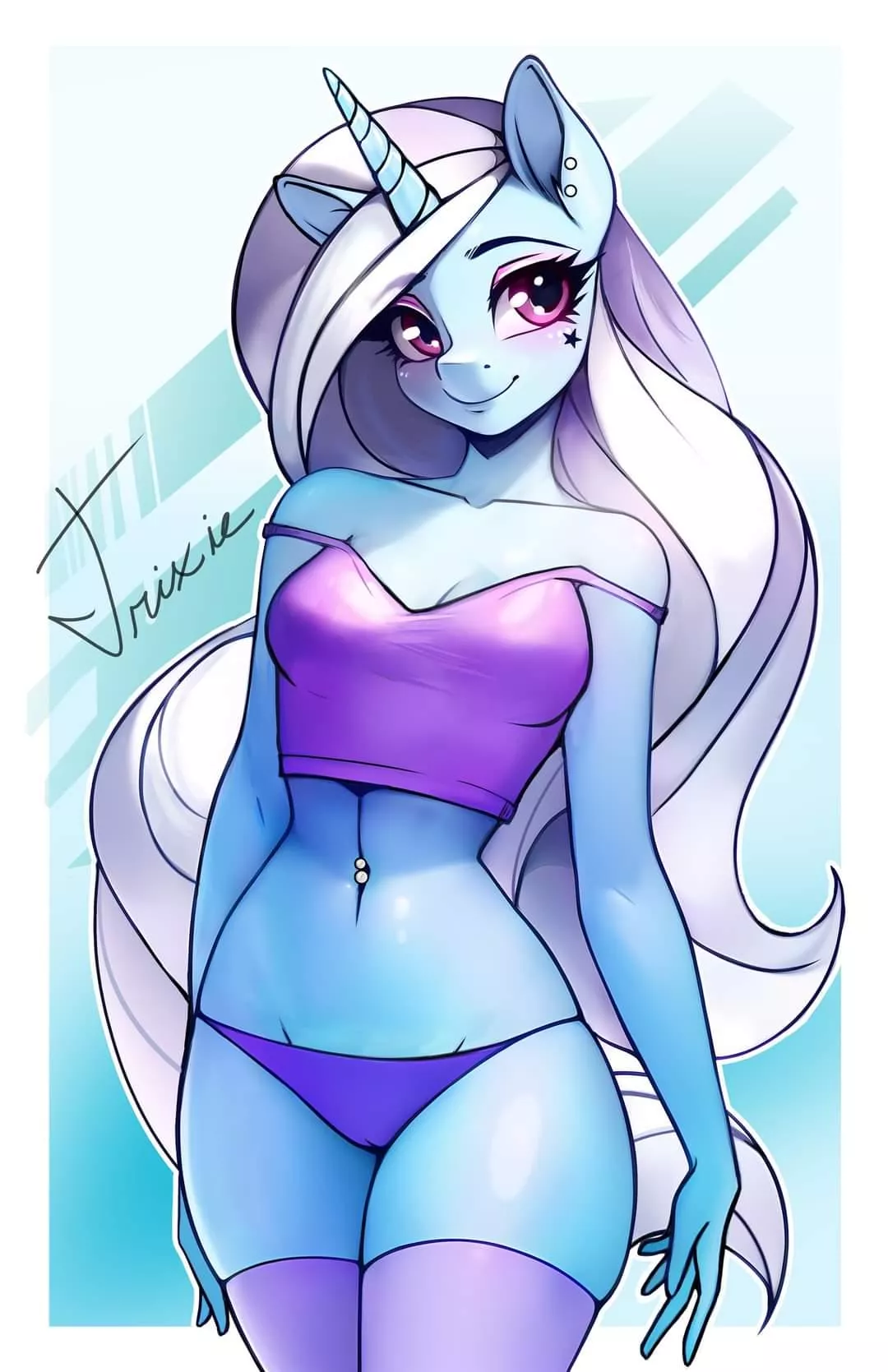 Trixie mlp by me. posted by TheRocknR0llmartian