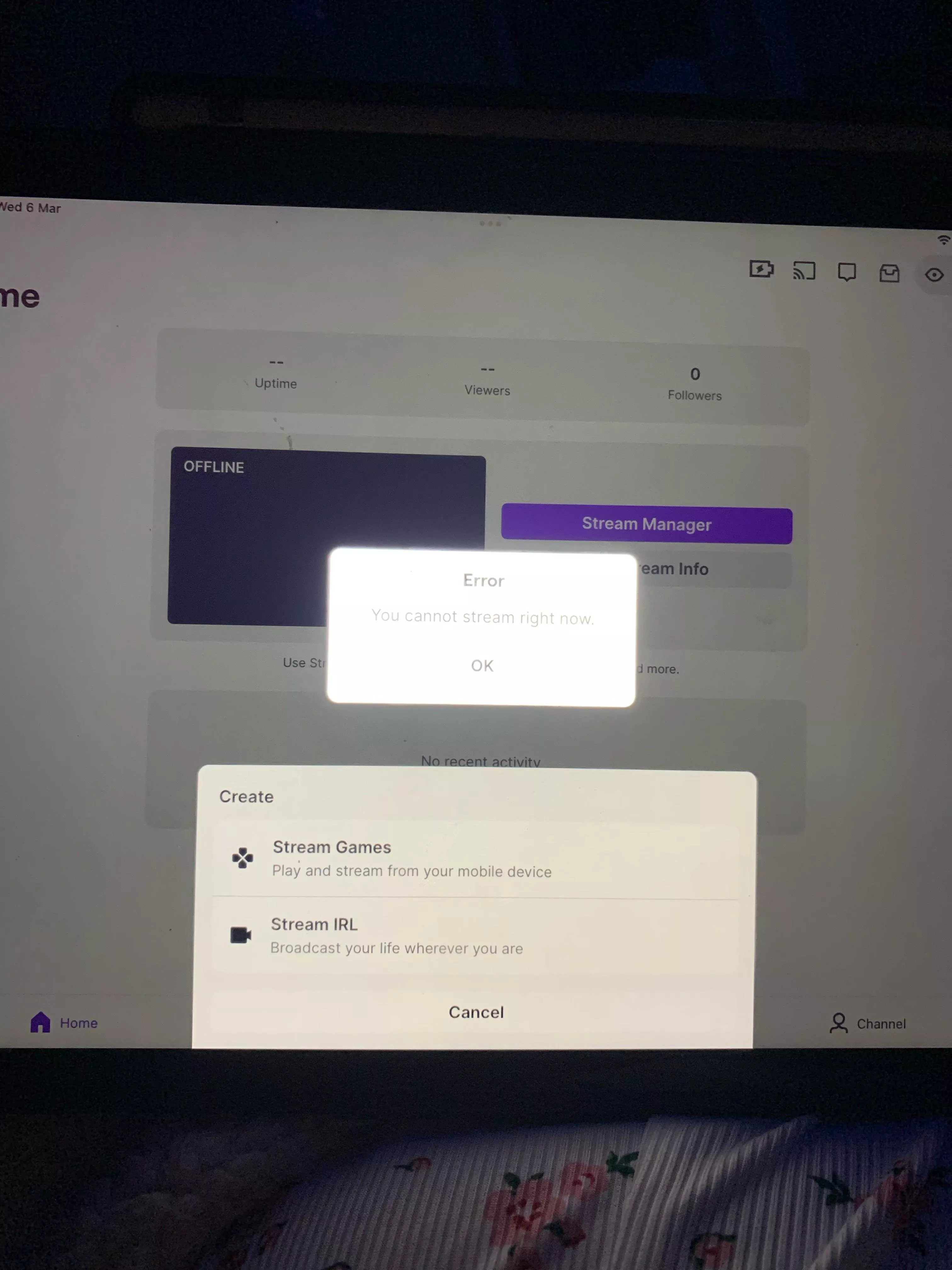 Why can’t I stream? posted by NoResource1703