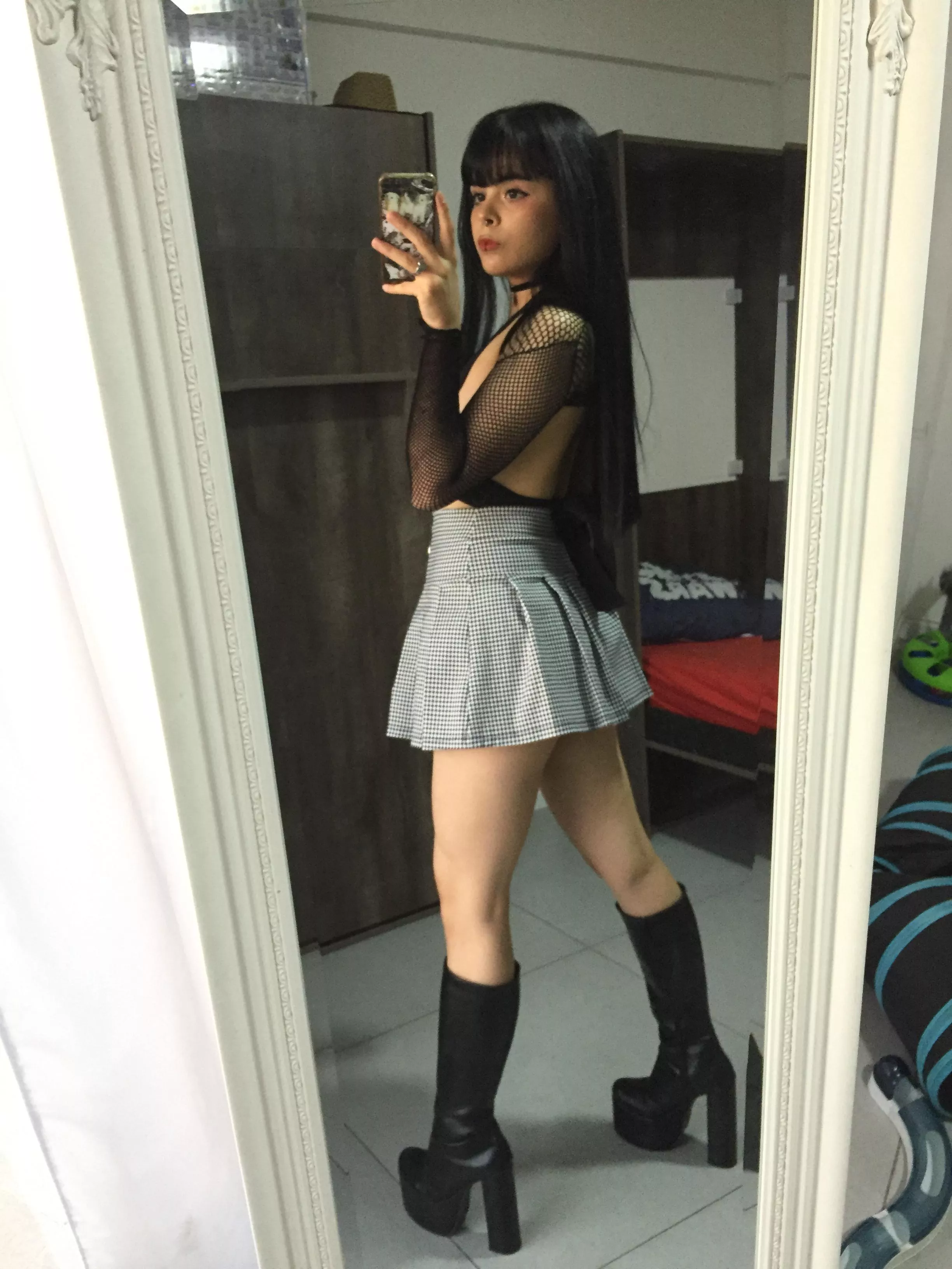 Would you kiss my boots or rather be stepped on? posted by Sensitive-Age4272