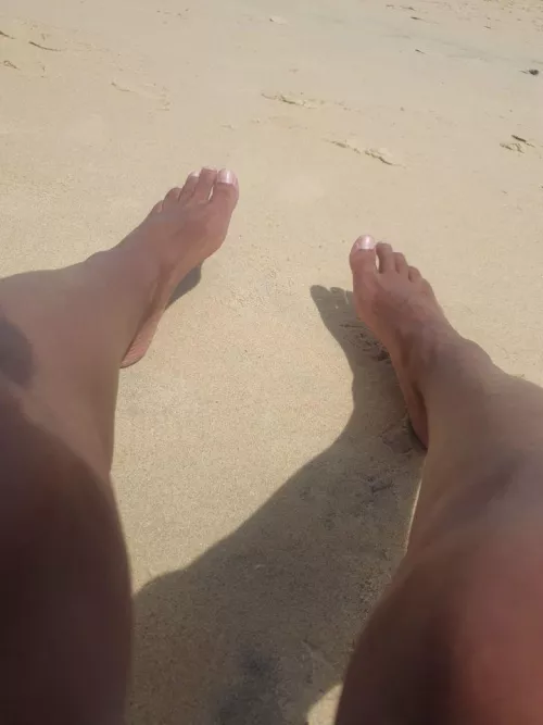 Would you suck my sissy feet in front of everyone on the nude beach  by Murky-Fix-8832