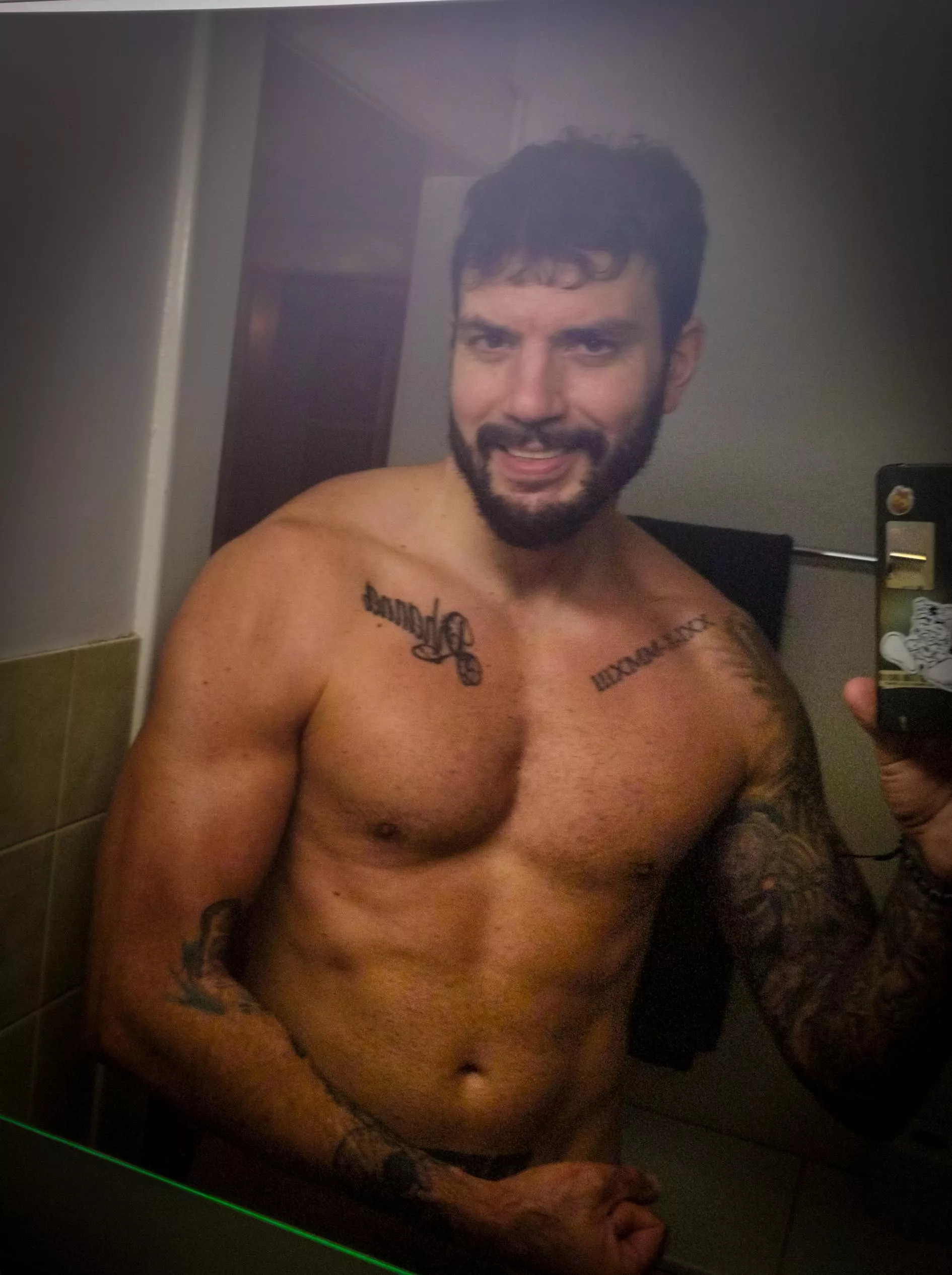 After an intense workout I'm smelling like a jungle beast🫣 posted by greekmale69