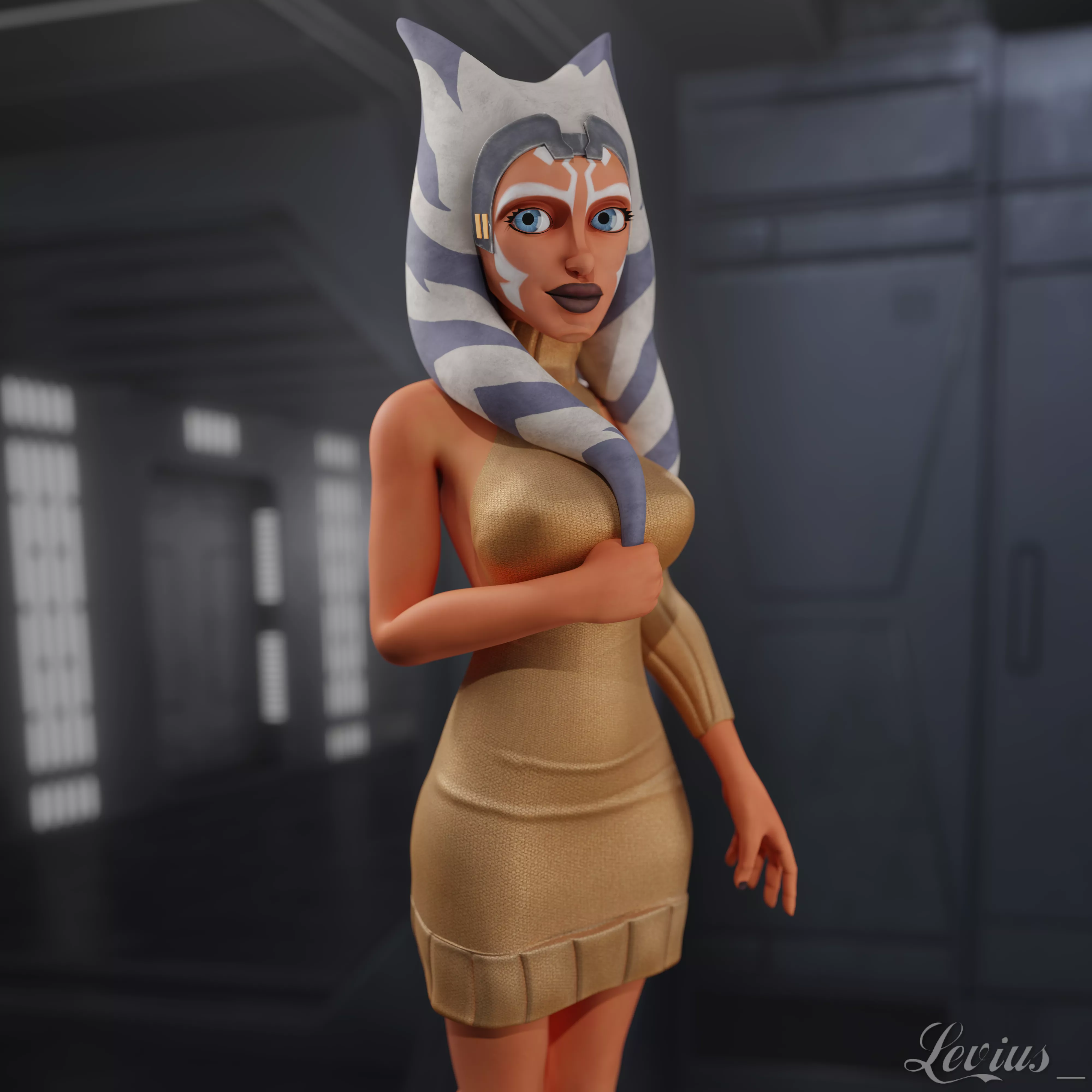 Ahsoka Virgin Killer Outfit (Levius_) posted by levius_