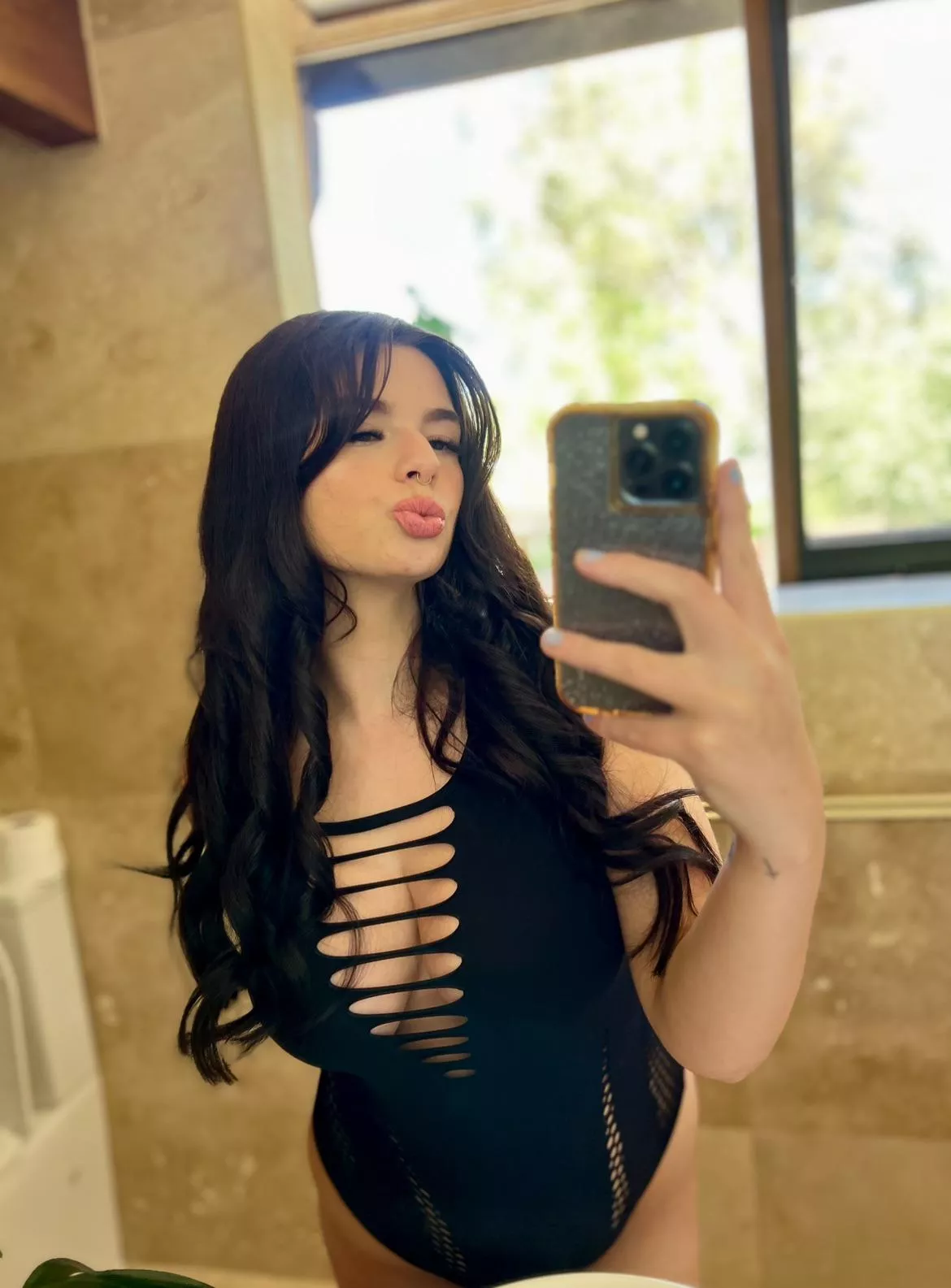 Blowing you a kiss  posted by brattyteen