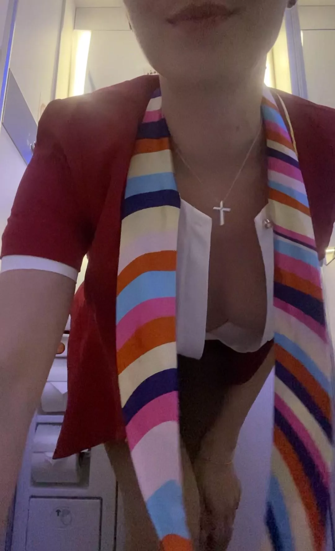 Braless flight posted by TerraFormer001