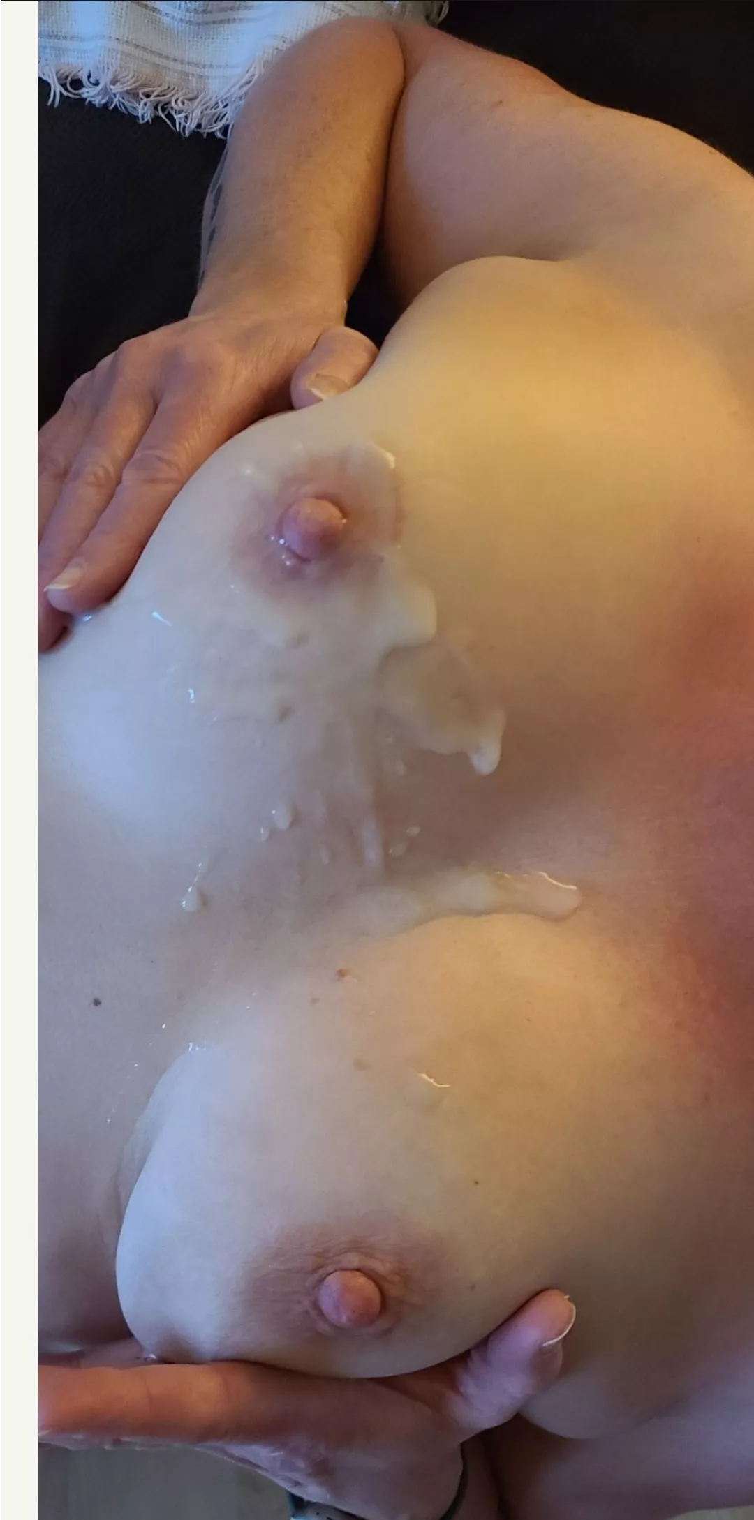 Cummy wife tits posted by Ok_Mind3182