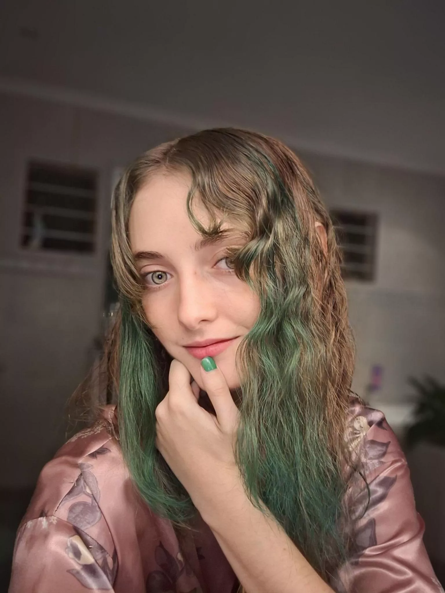 feeling wild with my green waves, fancy joining my garden F18 posted by kissesglitter