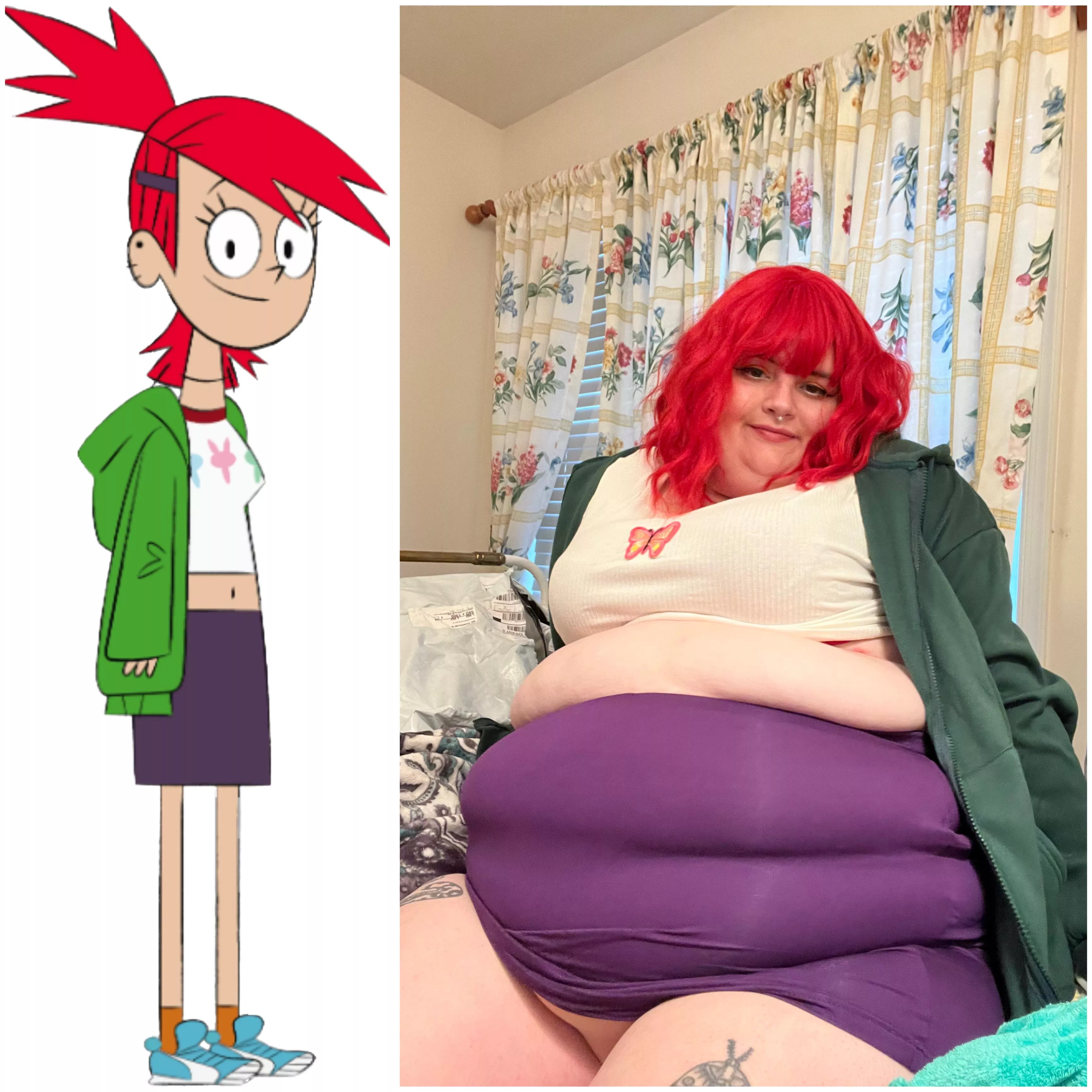 Fun little Frankie Foster cosplay I threw together. I can’t wait to take more photos later hehehe 💗✨🌸 posted by Wormygarden