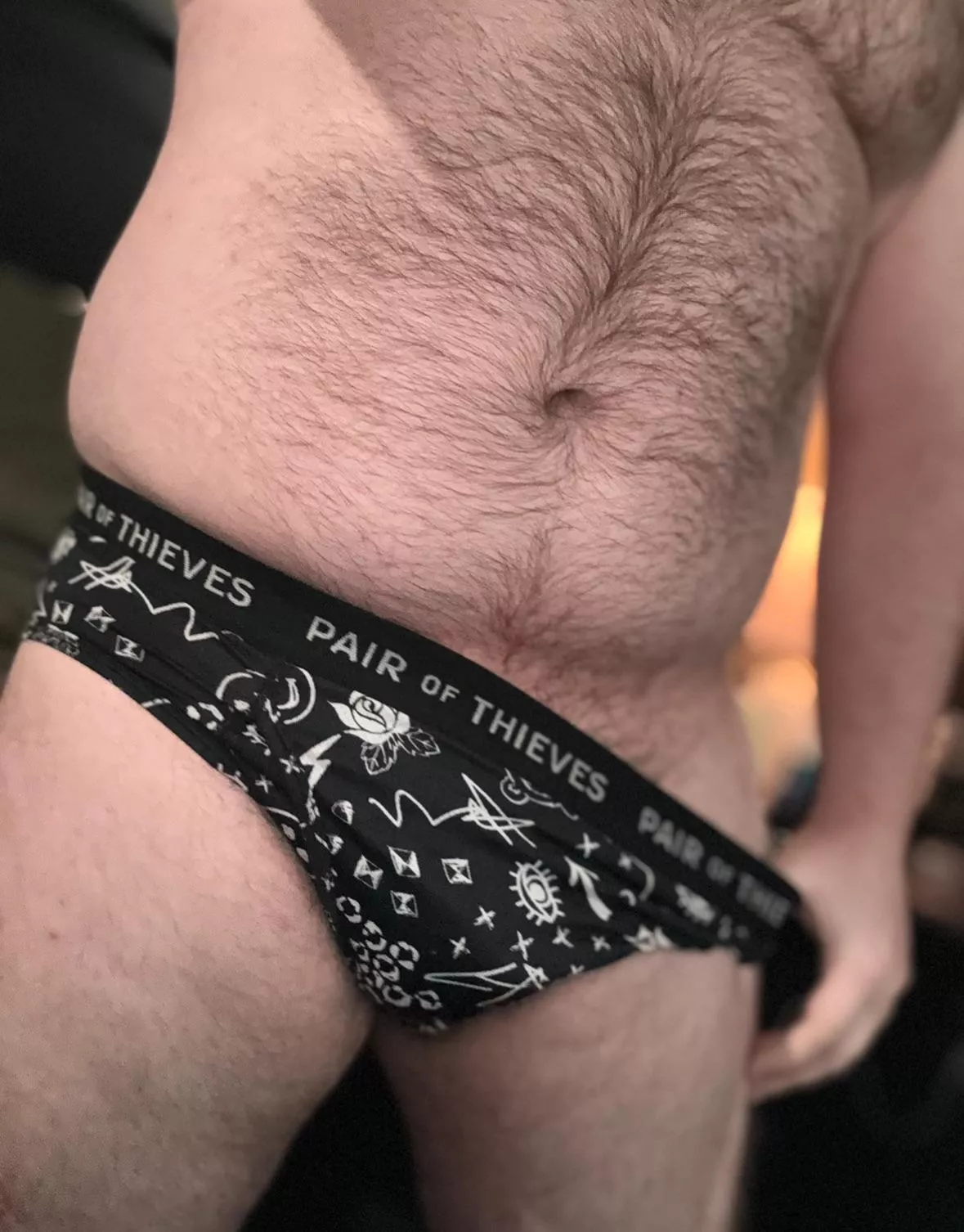 Fun Pair of Thieves this I wish someone was tearing off of me this morning! Do you prefer solids, prints, or a simple pattern?  posted by Hopless_Romantic2