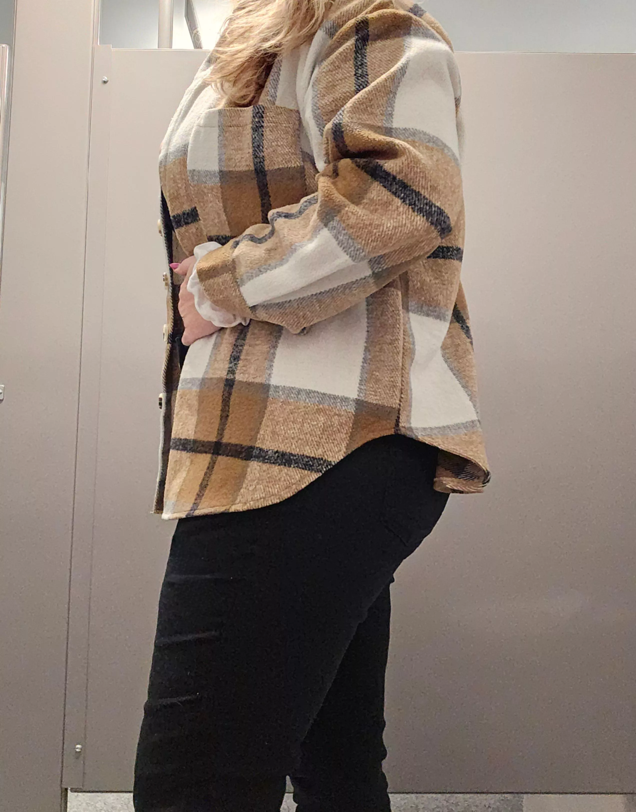 How does my butt look from the school bathroom?  posted by MsTeacherToes