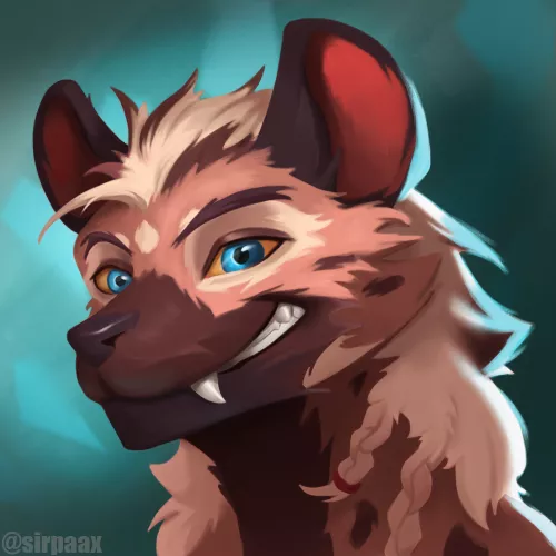Hyena boy 🍖 (art by me) by Sirpaax