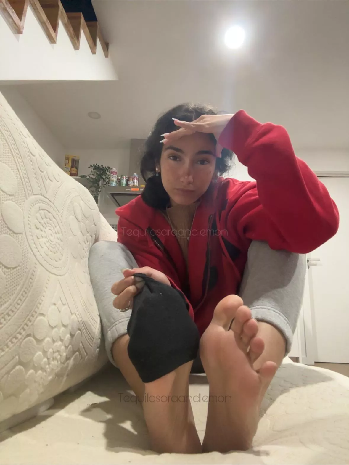 I bet you can’t resist burying your face in my soles, can you? posted by TequilaSaraandlemon